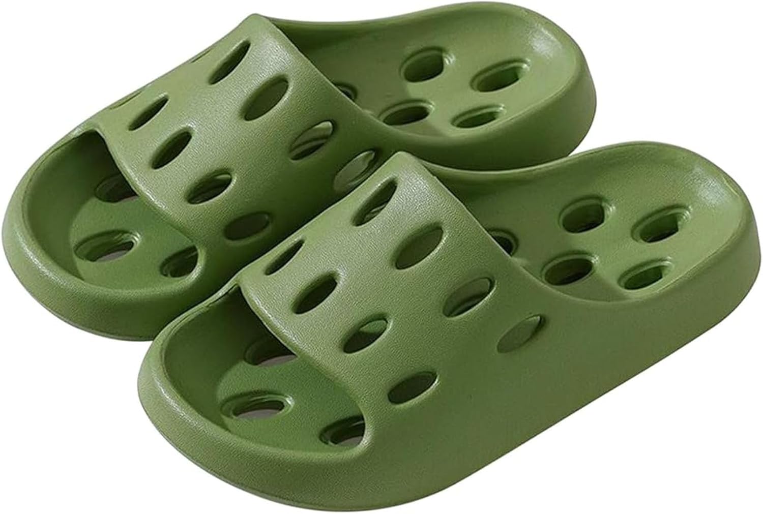 

Женские и мужские шлепанцы для душа LNERIP, тапочки для купания, быстро сохнущие, с легкой подошвой, нескользящие тапочки для душа, зеленый