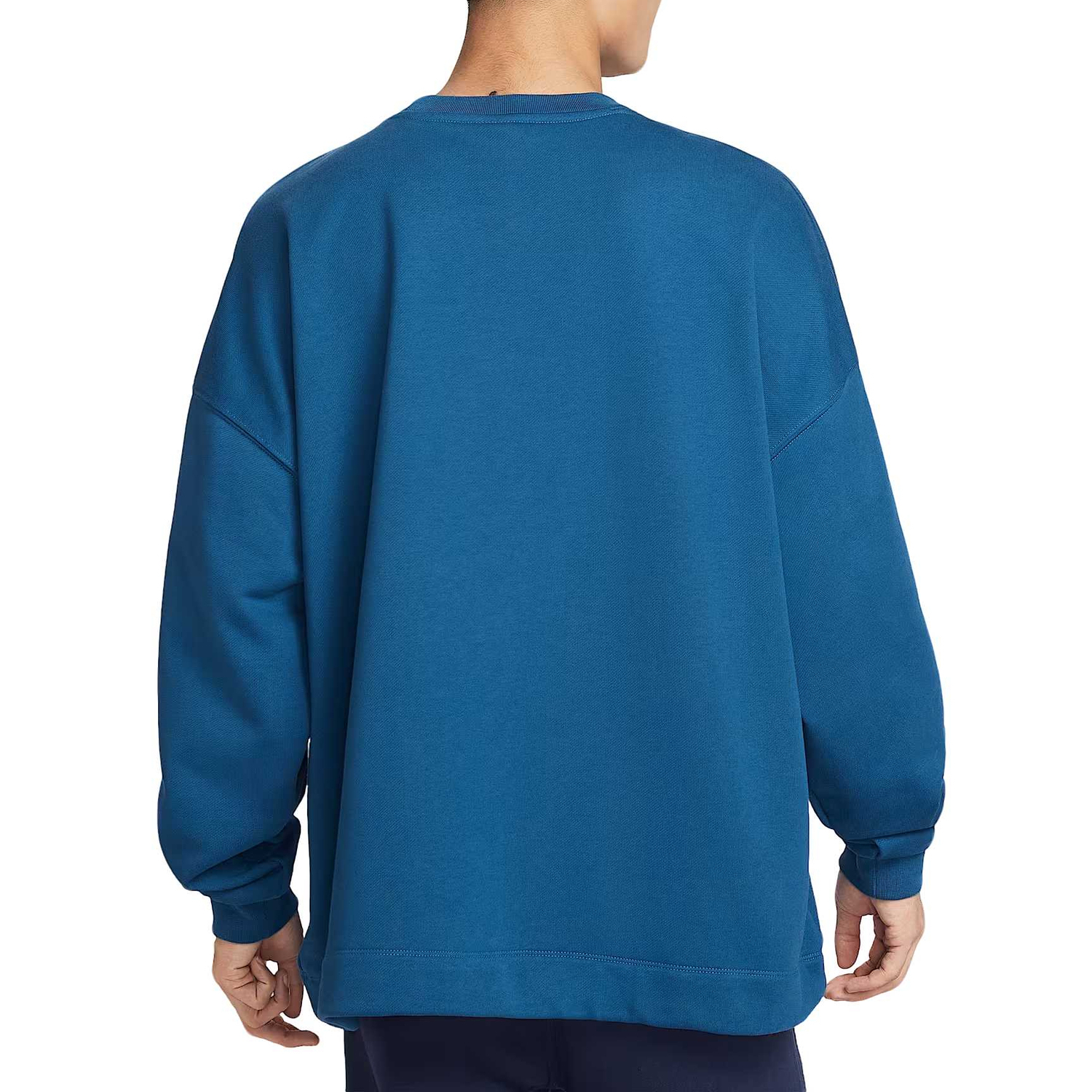 Nike Спортивный клуб Sweatshirts мужской Court Blue/White Crew Neck Moderate Regular — фото 3