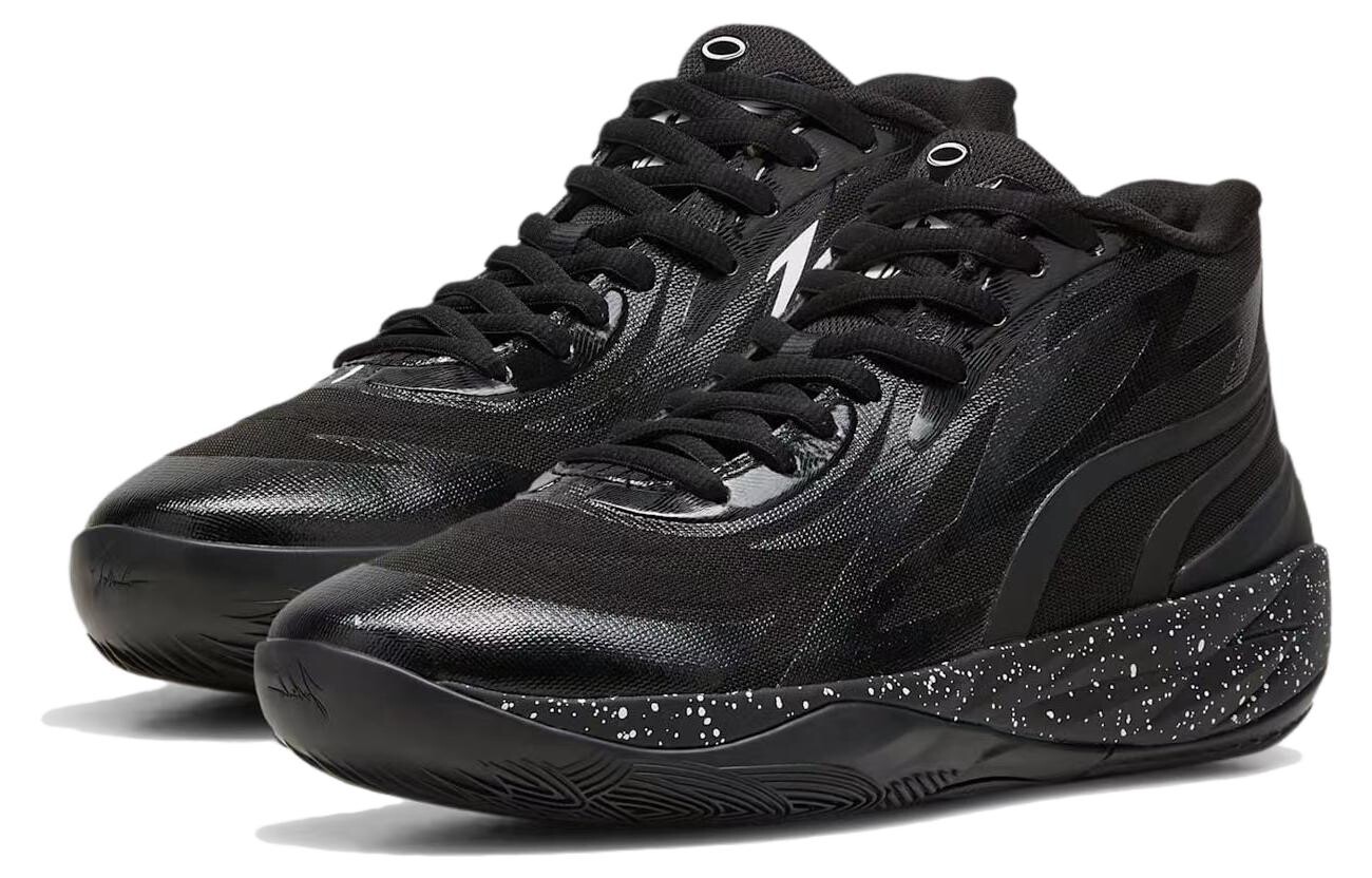 Кроссовки Puma MB.02 Basketball, черный — фото 2