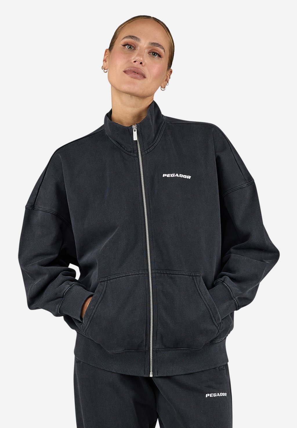 

Толстовка на молнии LILEA SWEAT TRACK JACKET Pegador, черный