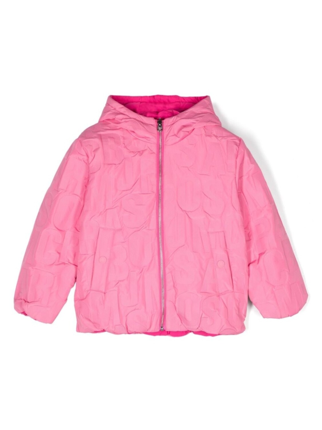 

Marc Jacobs Kids двусторонняя куртка-пуховик, розовый