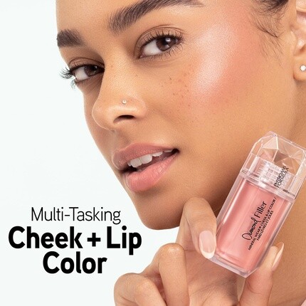 Mineral Wear Diamond Filler Cheek and Lip Color Тинт для губ и щек с сывороткой-кремом Многофункциональная формула для придания объема Обогащен витамином Е Бриллиантовый персик Physicians Formula — фото 2