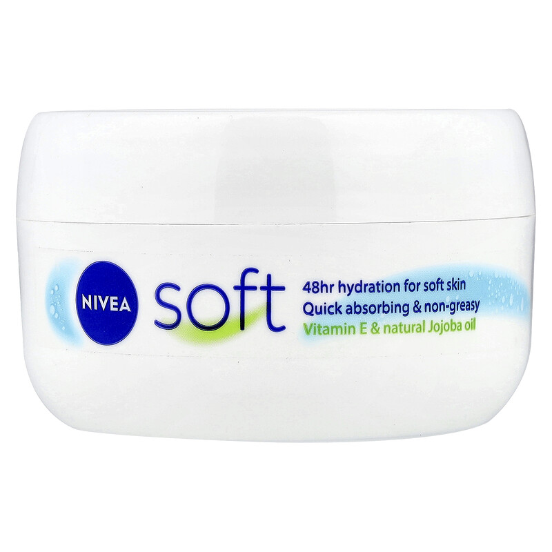 Nivea, Мягкий, освежающий мягкий увлажняющий крем, 192 г (6,8 унции) — фото 3
