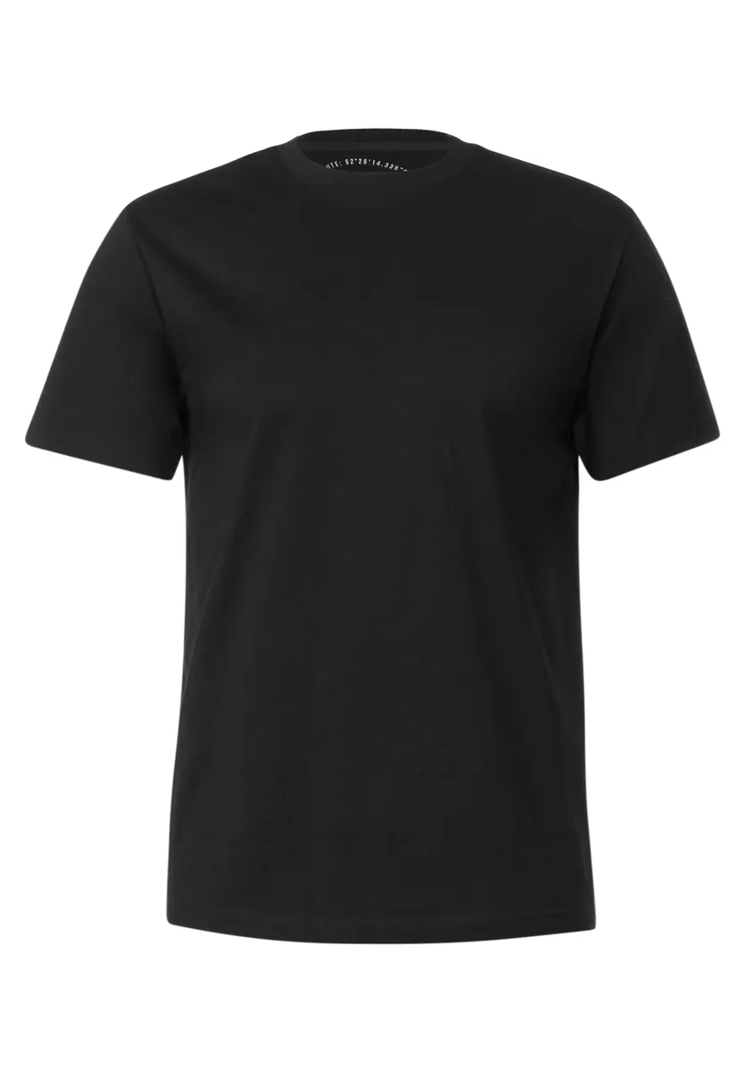 

STREET ONE МУЖСКАЯ футболка с круглым вырезом Street One Men, черный