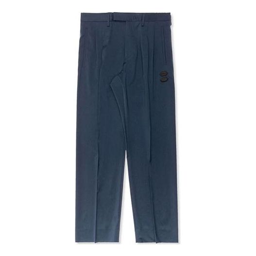 

Брюки 2019-20fw oversized logo pants Off-White, индиго