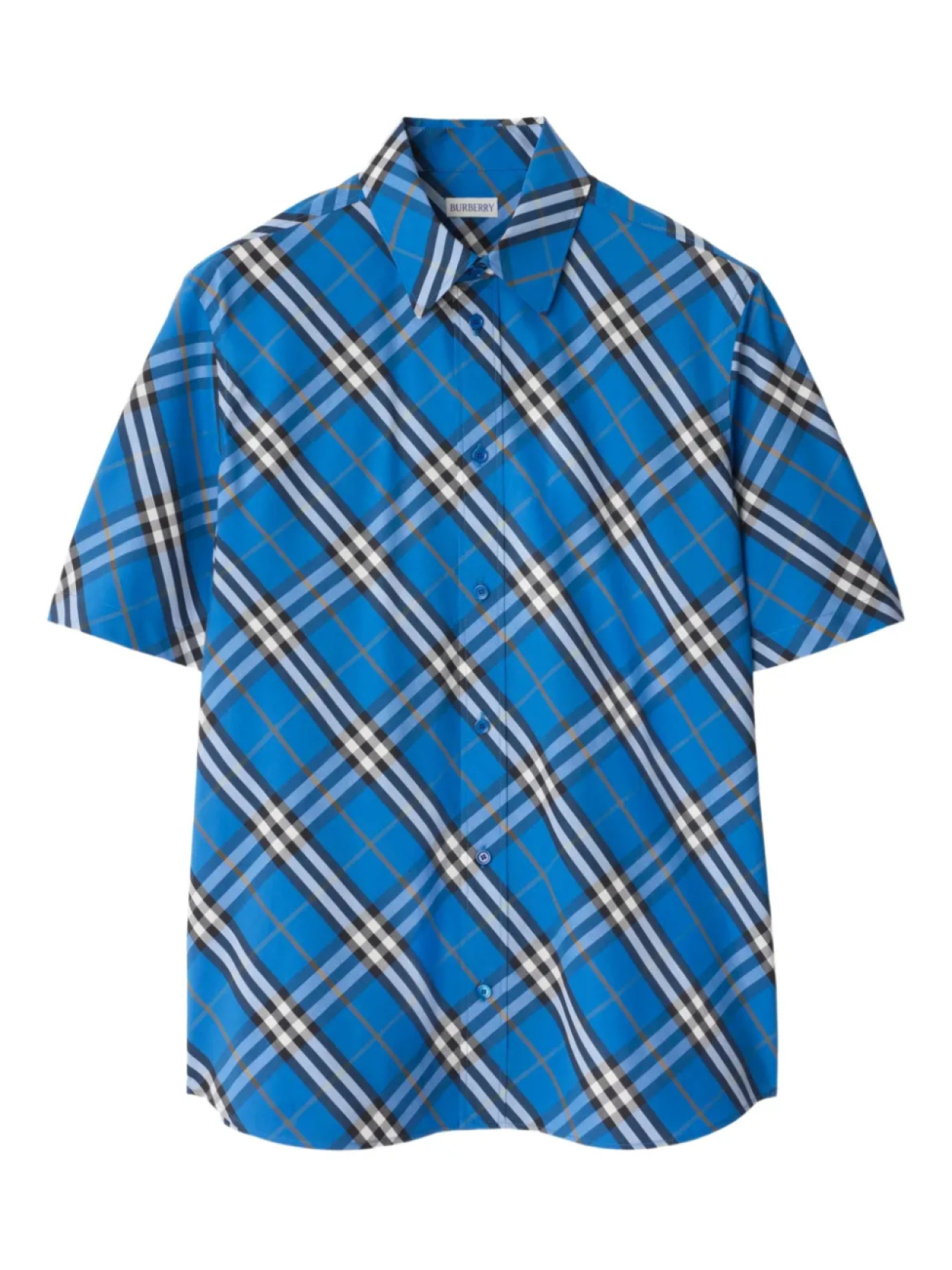 

Burberry рубашка в клетку, синий