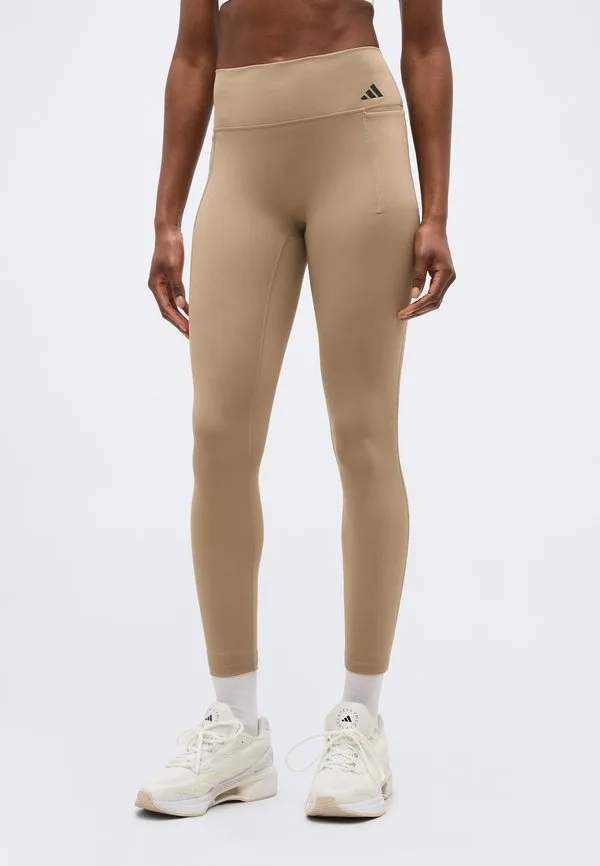Леггинсы optime для тренировок 7/8 Adidas Performance, Chalky Brown