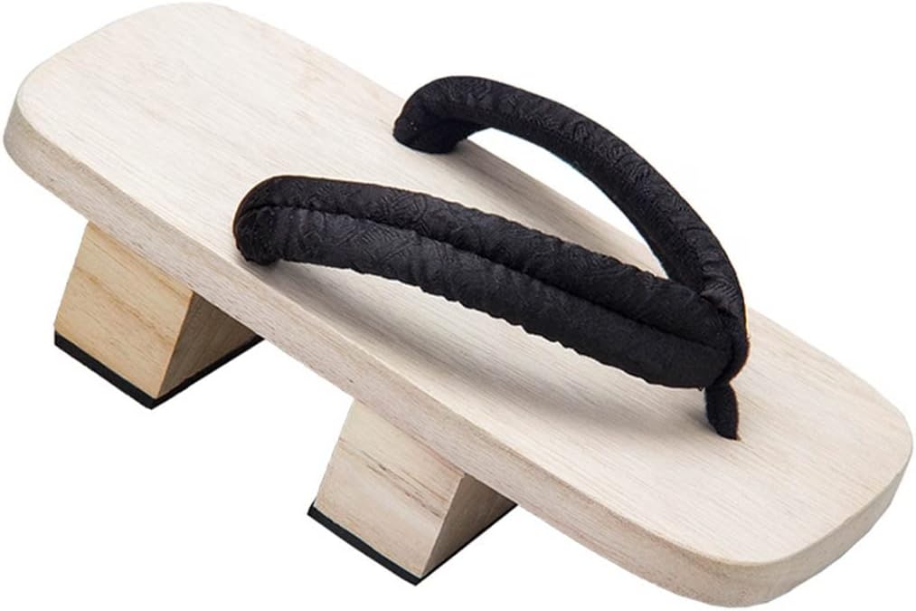 

Сандалии GHYUB, японские сланцы гета, мужские шлепанцы с чисто деревянной поверхностью, экологически чистые деревянные тапочки, пляжные сланцы для использования в помещении и на улице (Цвет: H, Размер: EUR45/46) Ghyubyer, EUR45/46 H