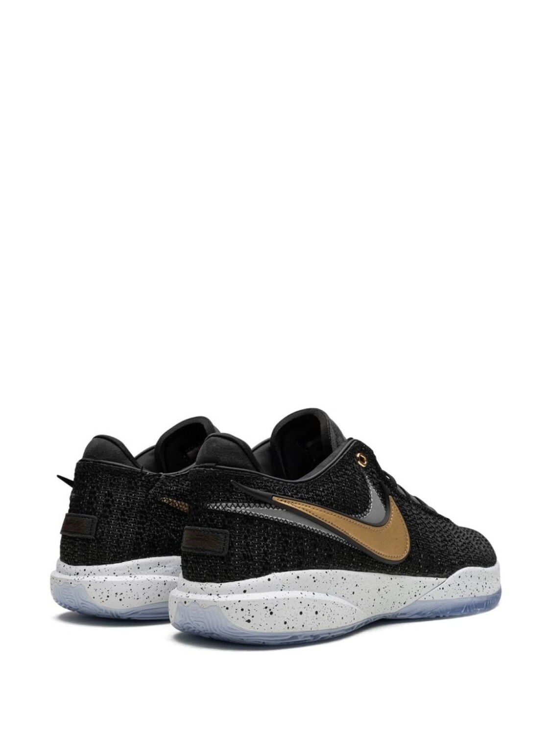 Кроссовки LeBron 20 Black/Metallic Gold Nike, черный — фото 3