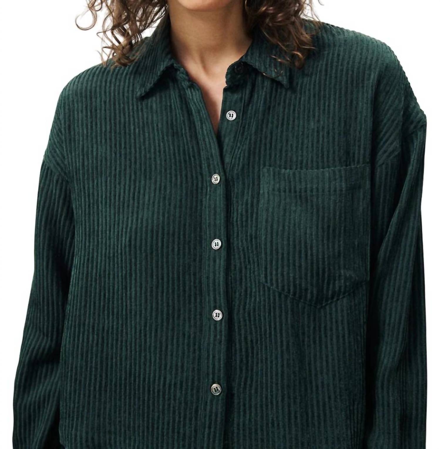 

Рубашка Anae в цвете Forest Green FRNCH