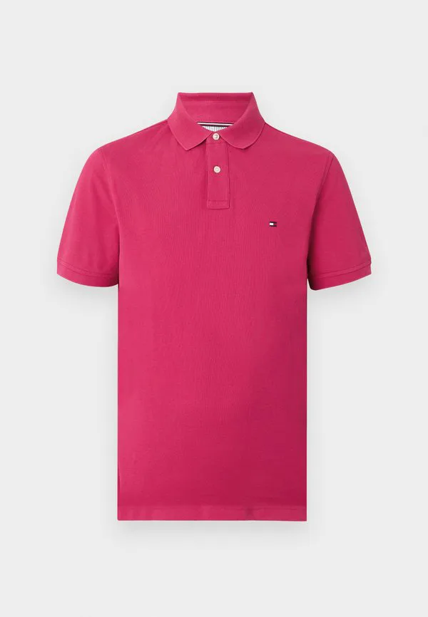Рубашка-Поло из пике стандартного кроя 1985 года Tommy Hilfiger, Eccentric Magenta — фото 4