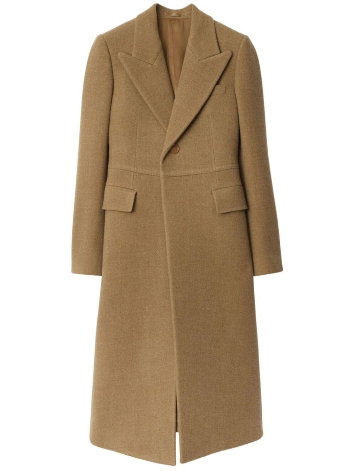 

Двубортное пальто Burberry, коричневый