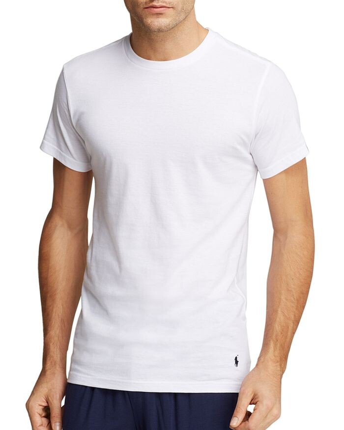 Майка Slim Fit с круглым вырезом, упаковка из 3 шт. Polo Ralph Lauren — фото 3