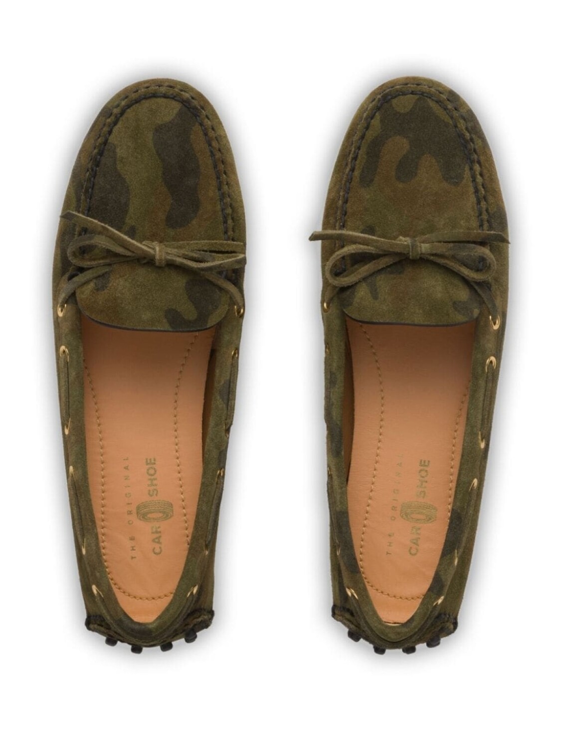 Car Shoe кожаные туфли для вождения, зеленый — фото 4