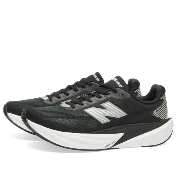 Кроссовки New Balance Rebel V5 New Balance Running, черный, серебро metallic & белый — фото 2