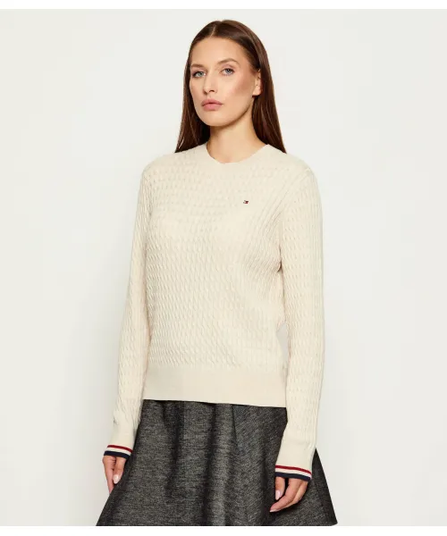 

Свитер Regular fit Tommy Hilfiger, бежевый