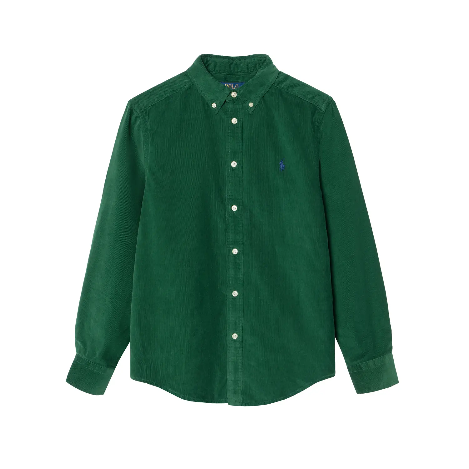 Футболка SS24 Solid Color весна-осень для детей Forest Green Polo Ralph Lauren, зеленый — фото 3