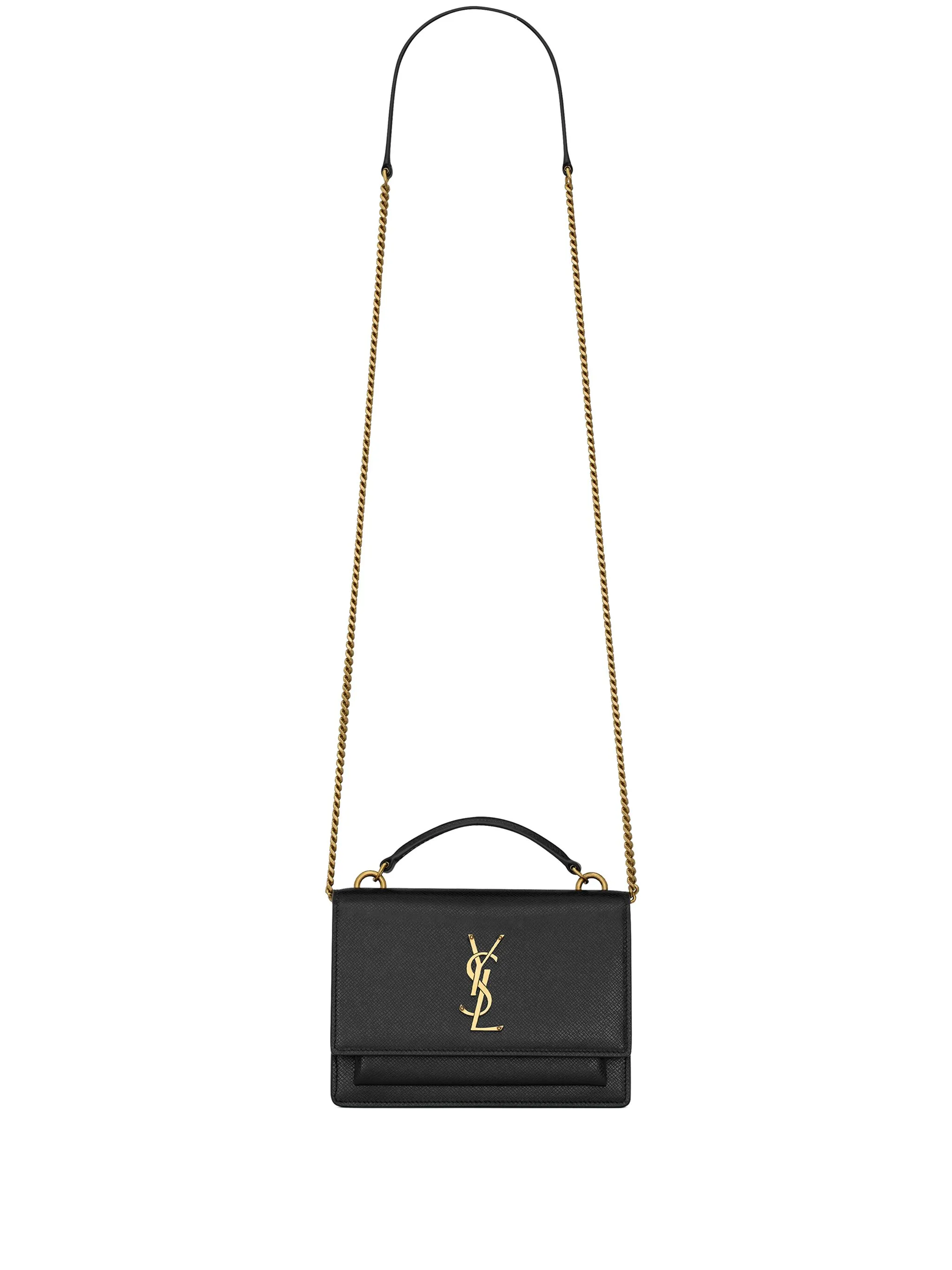 

Сумка-сэтчел Sunset Saint Laurent, черный