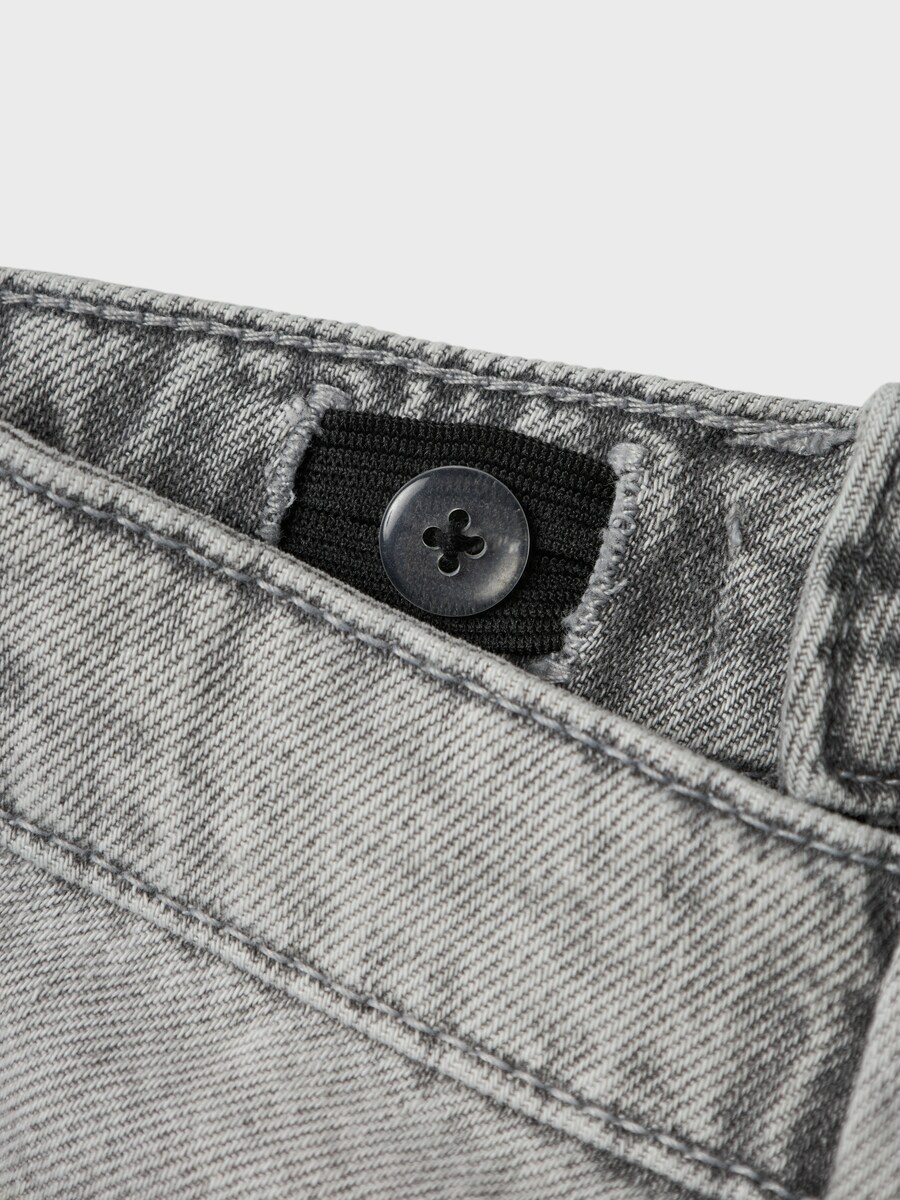 Джинсы NAME IT Wide leg Jeans NKFRose, светло-серый — фото 4