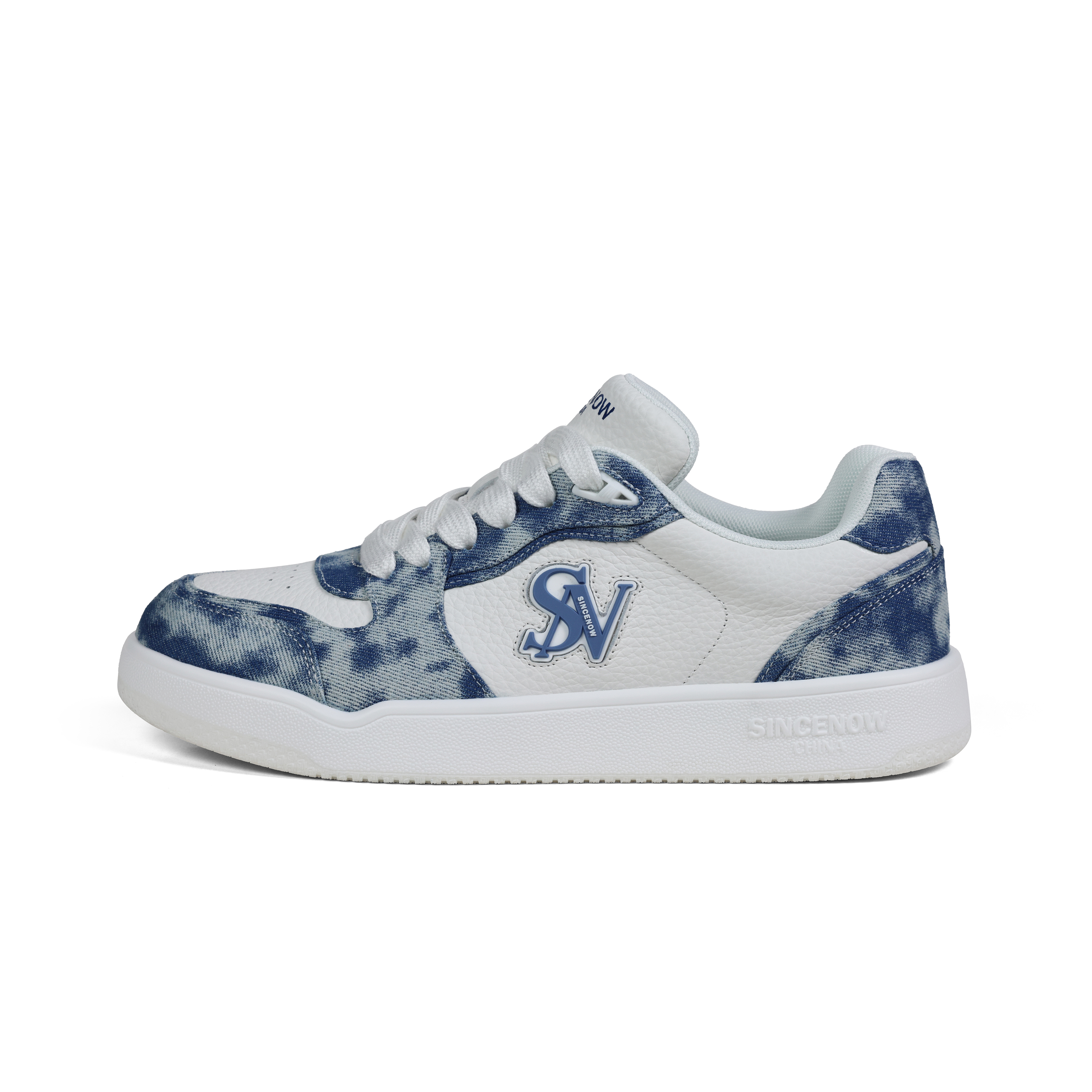

Износостойкие дышащие низкие мужские кроссовки для скейтбординга SINCENOW, Blue White