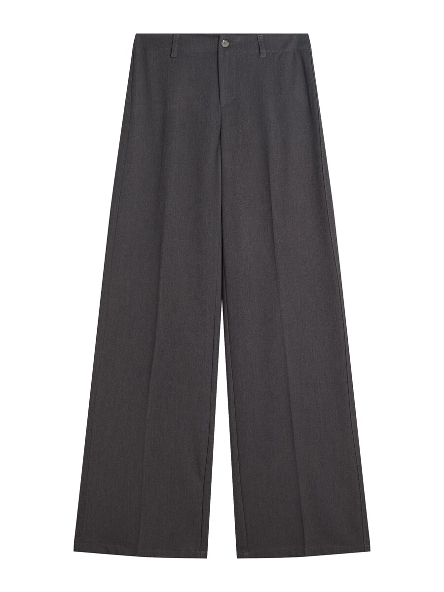 

Широкие брюки со складками Bershka, Anthracite