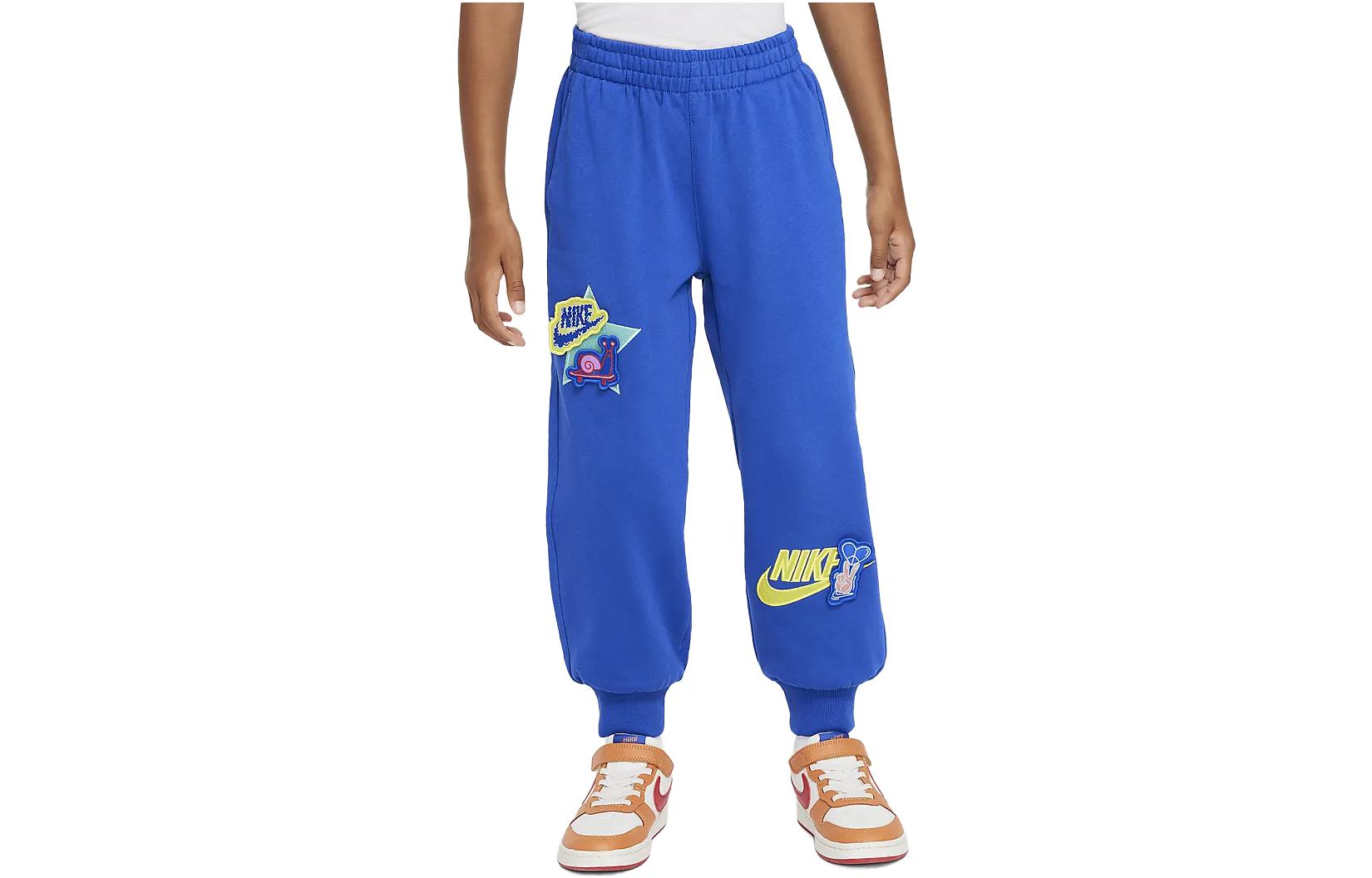 

Детские вязаные спортивные штаны Game Nike, синий