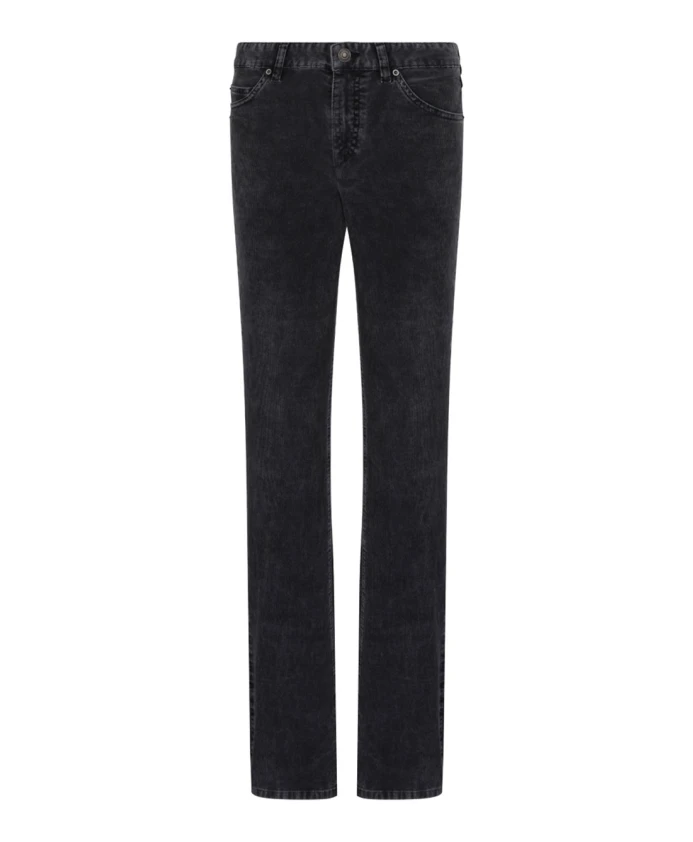 

Вельветовые брюки с нашивкой логотипа Isabel Marant, черный