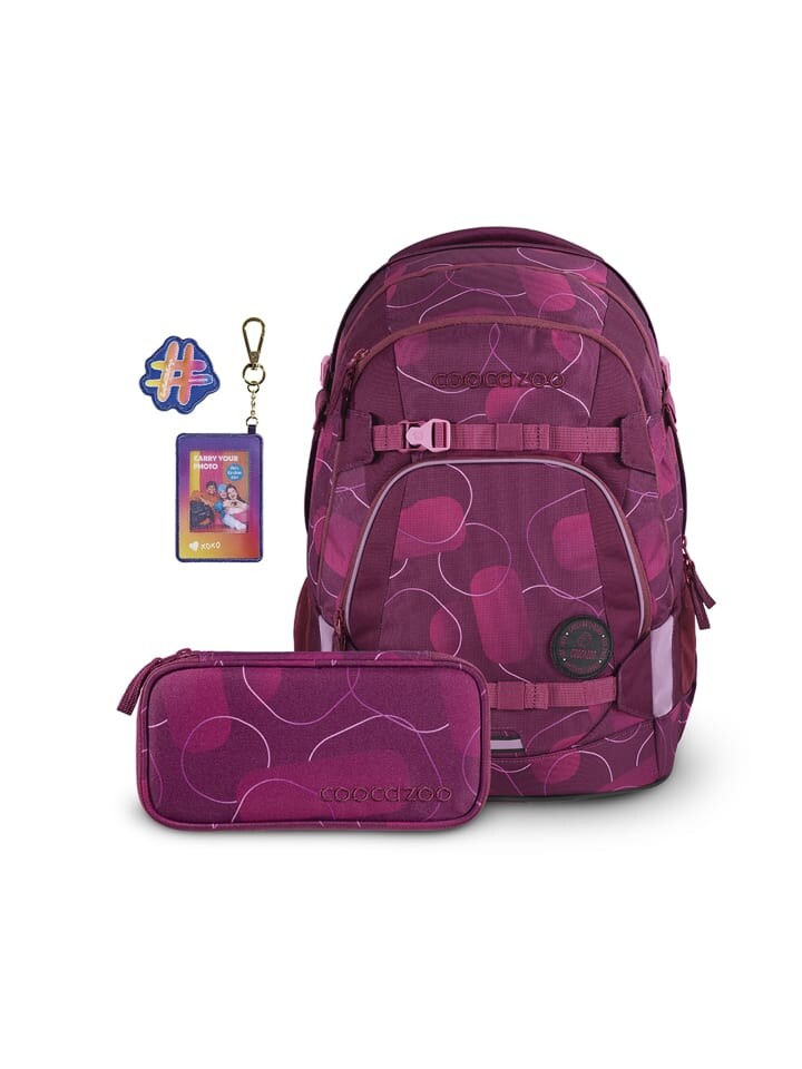 

Рюкзак Coocazoo Schul Set MATE COLOUR UP Set, цвет berry bubbles & follow me