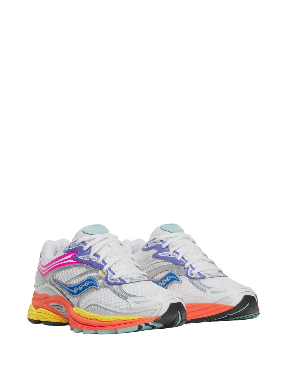 Кроссовки Omni 9 с закругленным носком и панелями Saucony, белый — фото 2