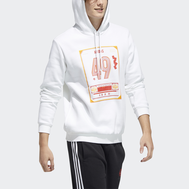 Adidas Neo Белая толстовка для мужчин — фото 3