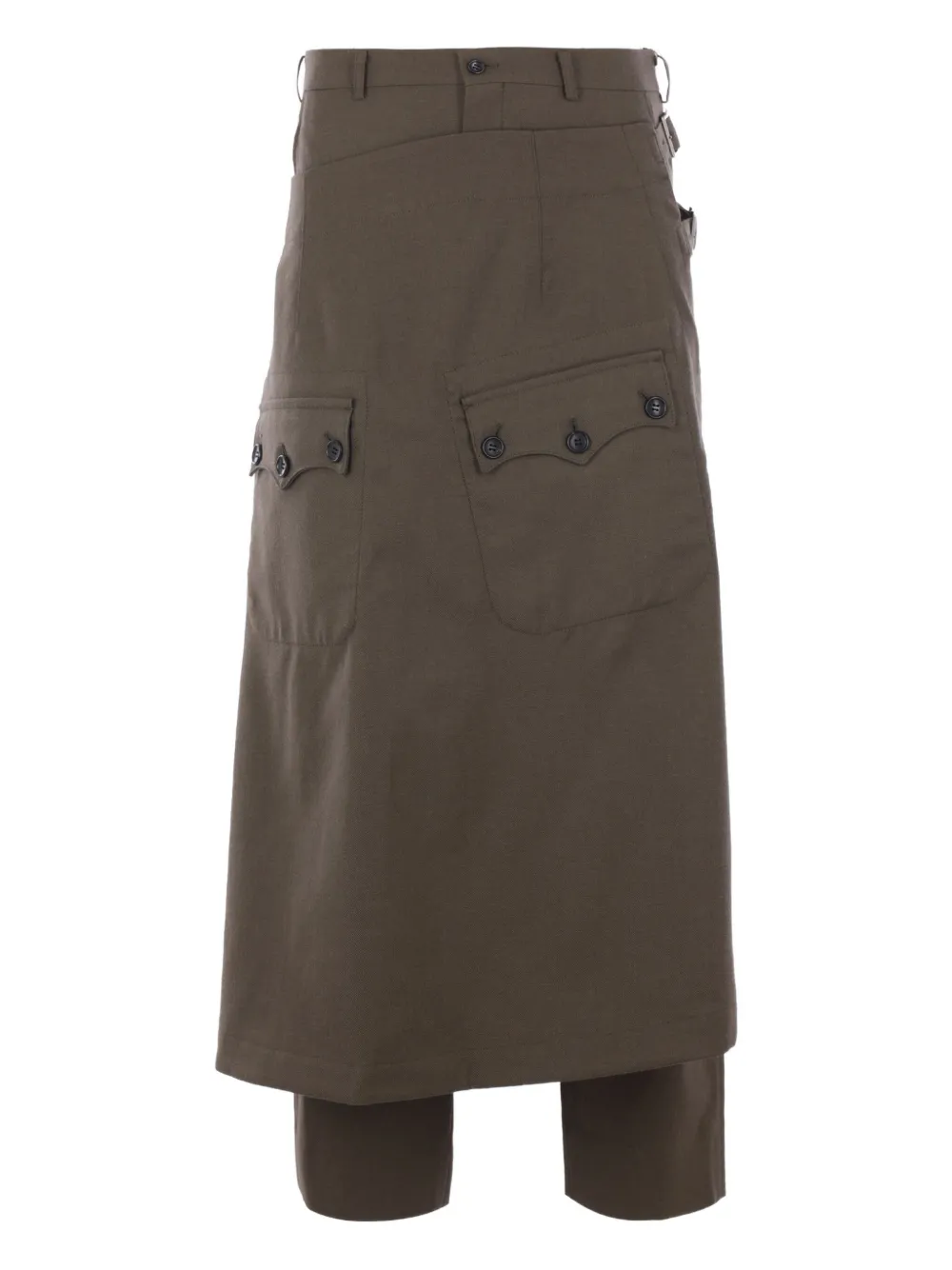 

Брюки с драпировкой Comme Des Garçons Homme Plus, коричневый