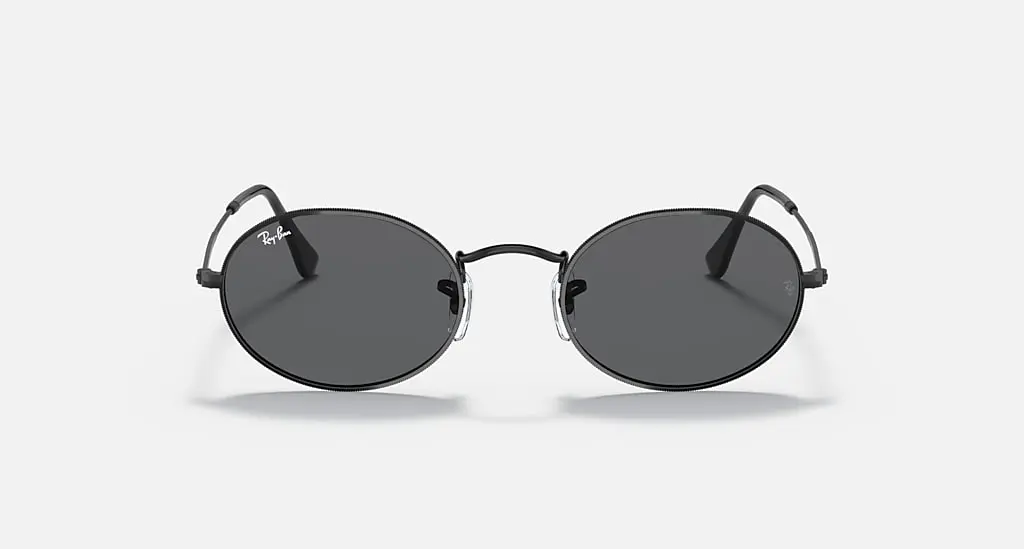 

Солнцезащитные очки Ray-Ban OVAL METAL, темно-серый