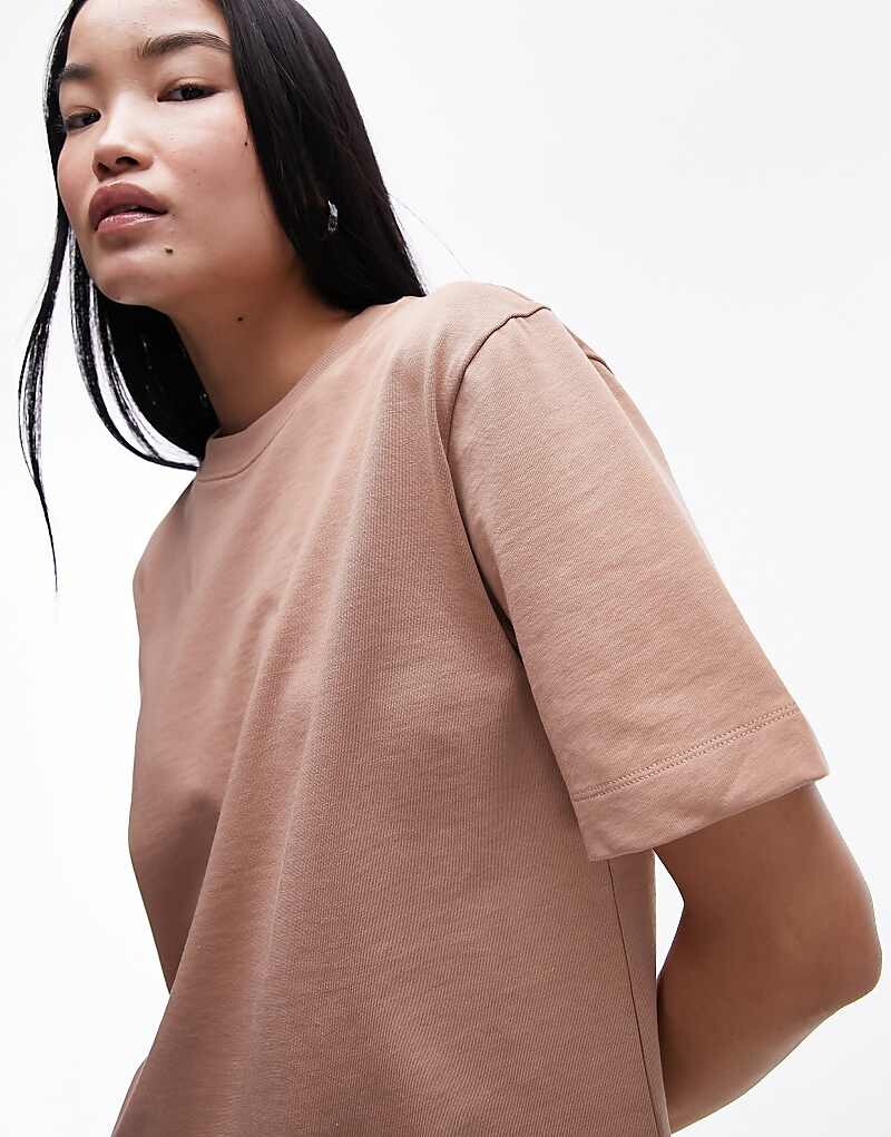 

Нейтральная футболка премиум-класса с короткими рукавами Topshop