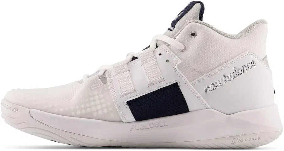 Кроссовки теннисные FuelCell Coco V1 Hard Court, New Balance, White/Eclipse/Arctic Fox — фото 2