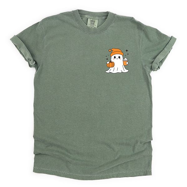 

Футболка Ghost pumpkin spice sparkle с принтом, окрашенная в стиле garment dyed Simply Sage Market, Moss, Зеленый, Футболка Ghost pumpkin spice sparkle с принтом, окрашенная в стиле garment dyed Simply Sage Market, Moss