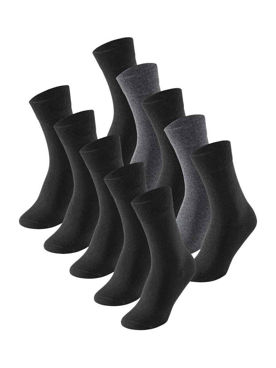 

Носки SCHIESSER Cotton Fit, цвет Grey/Black