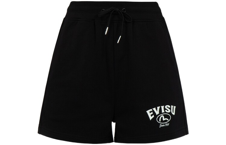 

Повседневные шорты женские черные Evisu