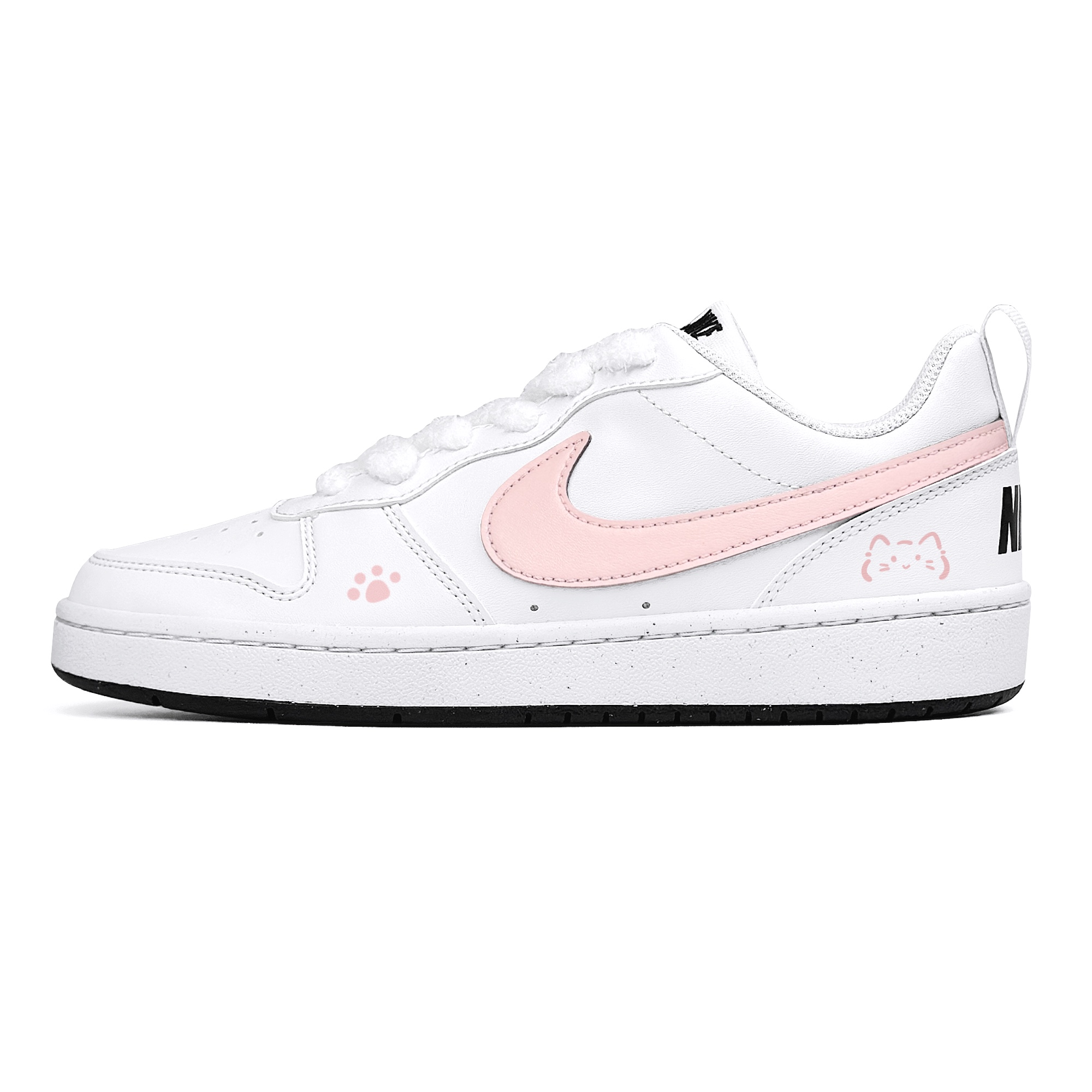 

Nike Court Borough низкие скейтерские кроссовки pink детские