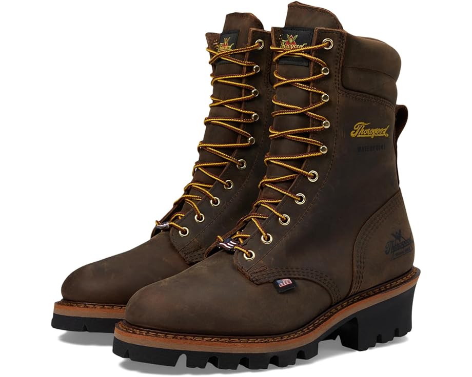 

Ботинки Thorogood American Heritage Yakima 9" Waterproof Logger Soft Toe, цвет Crazy Horse