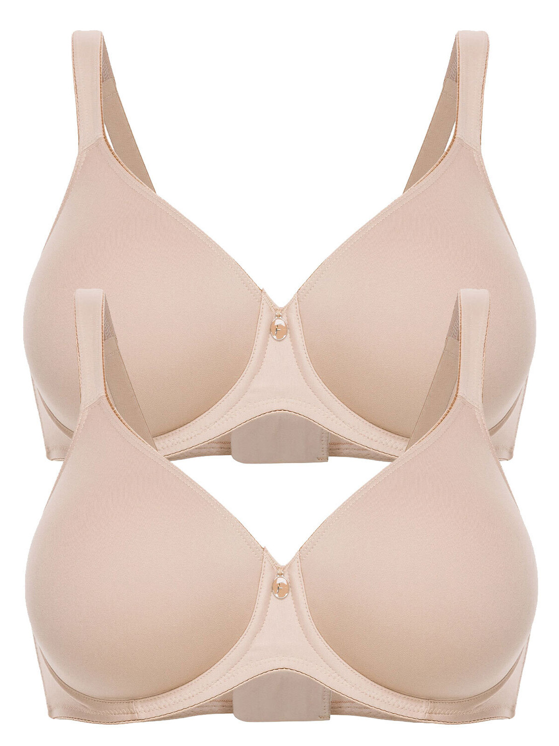 

Бюстгальтер балконет Felina 2er Pack Spacer BH mit Bügel, цвет sand sand