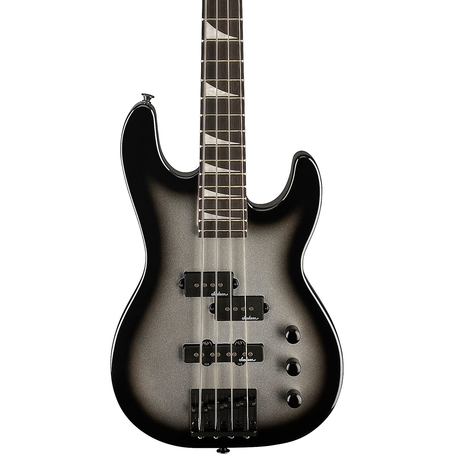 

Концертная бас-гитара серии Jackson JS Minion JS1X с короткой мензурой Silver Burst