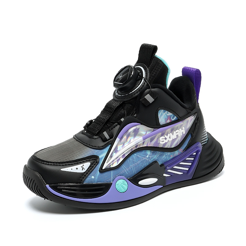 

Нескользящие, амортизирующие, износостойкие, упругие, дышащие беговые кроссовки для детей Binary, sx15329-2 vibrant фиолетовый черный[fleece-lined thermal]