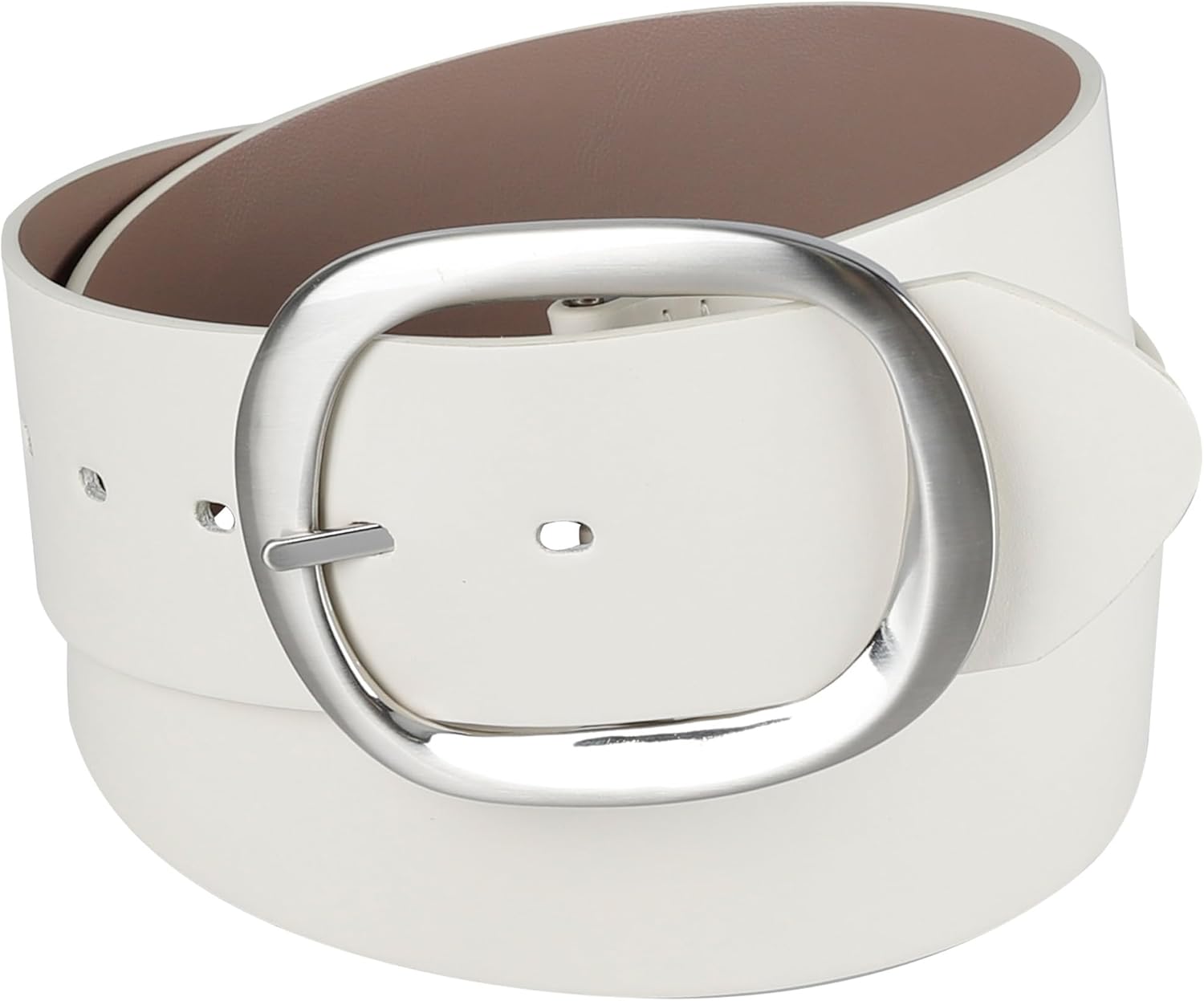 

Женский ремень Calvin Klein «два в одном» с эффектной пряжкой, широкий, модный, двусторонний (стандартные и большие размеры), Bone