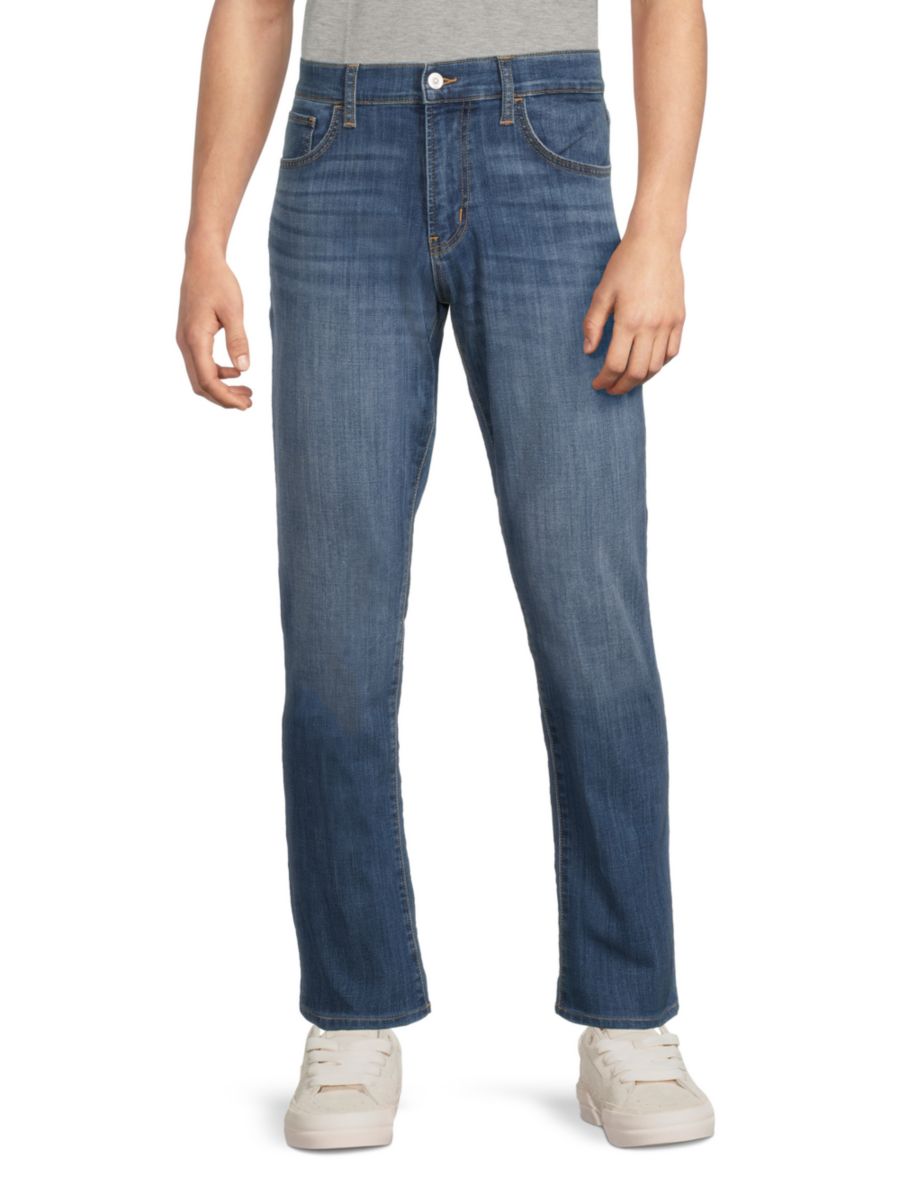 

Джинсы Byron Whiskered Straight-Leg Hudson Jeans, цвет Holborn