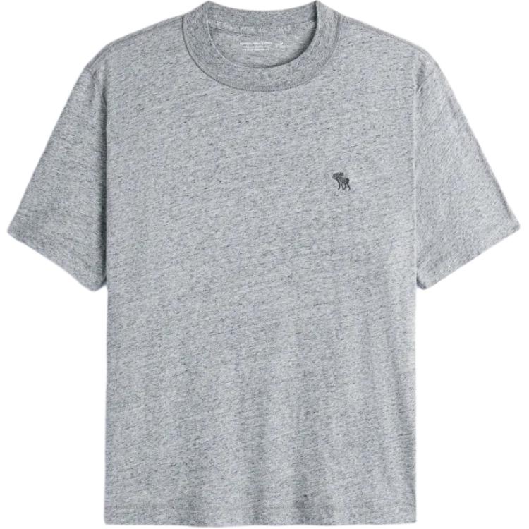 

Футболка мужская вересково-серая Abercrombie＆Fitch, серый