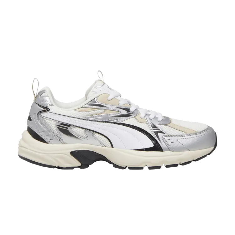 

Кроссовки Puma Milenio Tech Warm White Silver, серебряный