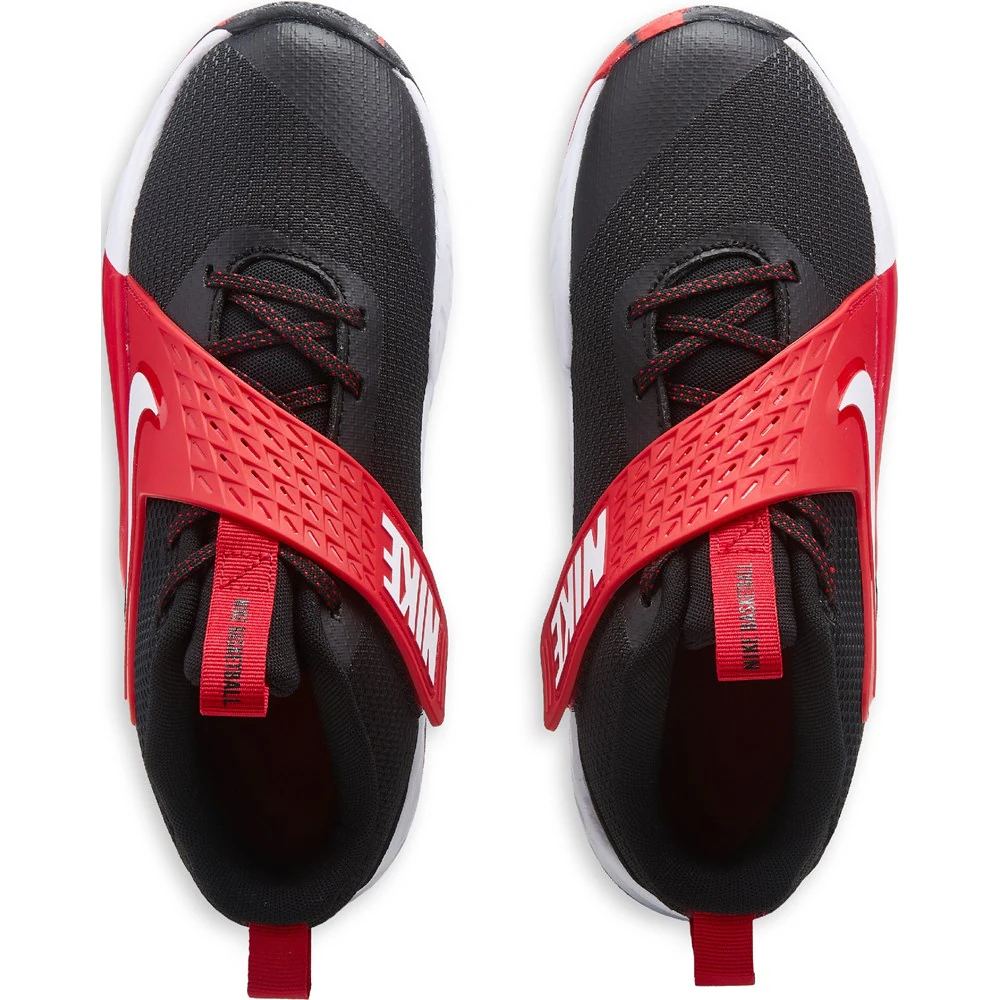 Детские баскетбольные кроссовки Nike Hustle 12 для старших детей, black/red — фото 4