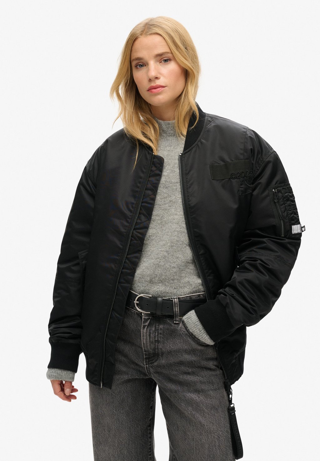

Куртка-бомбер ENERGY CLASS Superdry, черный