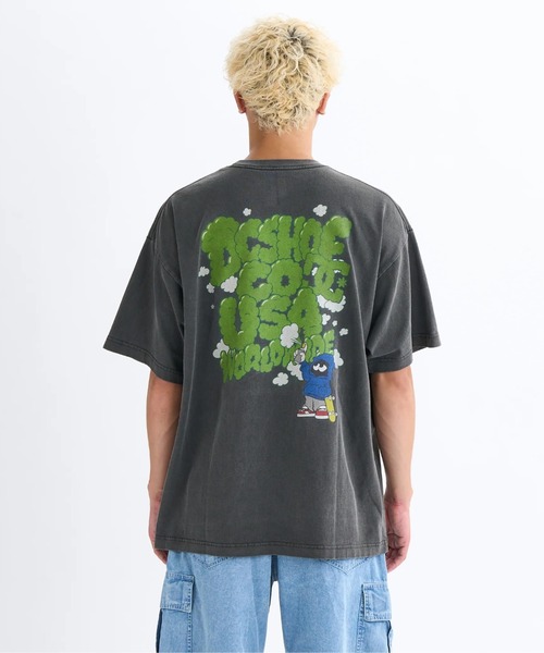 

Футболка с коротким рукавом, принт DC SHOES, черный/розовый