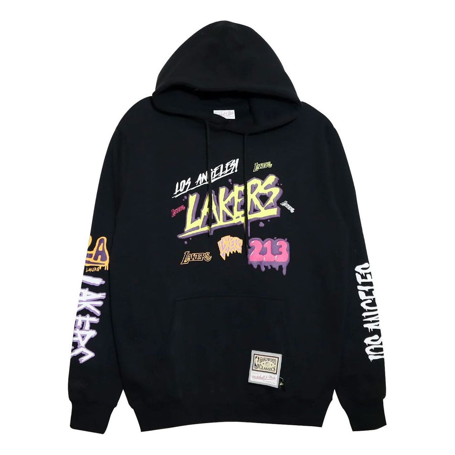 

Худи Mitchell & Ness x NBA Slap Sticker Hoodie 'Los Angeles Lakers', черный